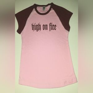 Vintage- High on Fire T-Shirt Rock tee Heavy Metal Band New Old Stock Rare Med